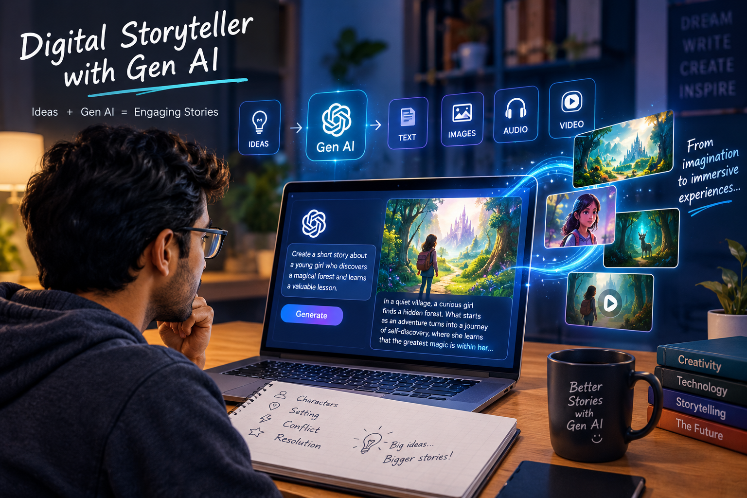 Digital Story Tellar Using Gen AI